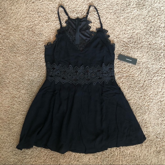 Lulus Mini Black Dress Medium - Picture 3 of 16